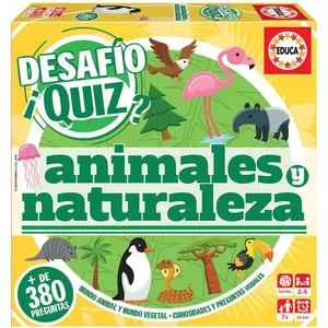 EDUCA BORRAS - Jeu de plateau Défis Animaux et Nature pas cher