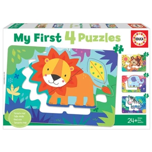Educa My First Puzzle - Animaux de la Jungle pas cher