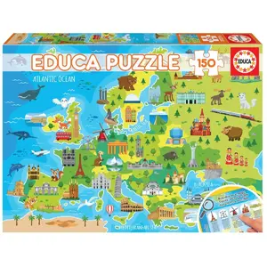 Puzzle de 150 pièces Educa Mapa Europa Infant TU