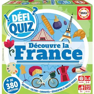 Jeu de questions-réponses - EDUCA - Defi Quiz - Découvre La France pas cher