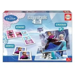 Comparateur de prix : Super Pack Educa 4 en 1 Disney Frozen La Reine des Neiges 2