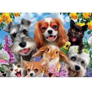 Puzzle enfant - Educa - Selfie d'animaux - 200 pièces
