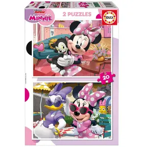 Comparateur de prix : Puzzle Minnie - EDUCA - 2x20 pièces - Pour enfants de 4 ans et plus