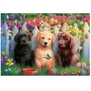 Puzzle 100 pièces - EDUCA - Chiots - Animaux - Intérieur - Enfant