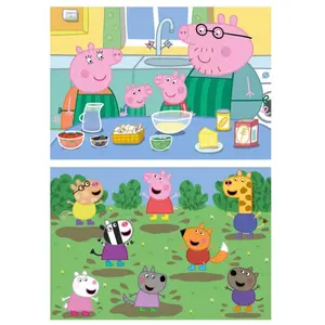 Comparateur de prix : Puzzle 2 x 25 pièces - EDUCA - Peppa Pig - Dessins animés et BD - Moins de 100 pièces