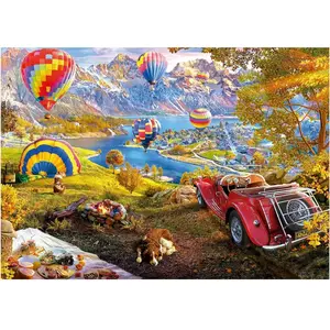 Educa Le Puzzle De La Vallée Des Montgolfières 3000 Pièces pas cher
