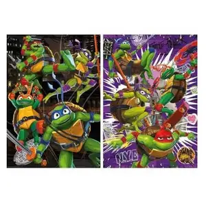 Educa Puzzle 2 x 500 pièces : Tortue Ninja pas cher