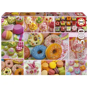 Puzzle Sweet Party - 500 pcs - Educa Borras pas cher