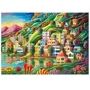 Puzzle 500 pièces - Educa - Port Caché - Paysage et nature - Coloris Unique - Adulte pas cher