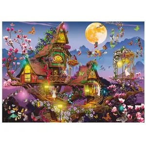 Educa Borras Puzzle - 500 Pièces - La Maison Des Fées - Educa pas cher