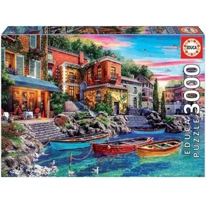 Comparateur de prix : Puzzle 3000 pièces - EDUCA - Coucher du soleil à Côme - Adulte - 120 x 85 cm