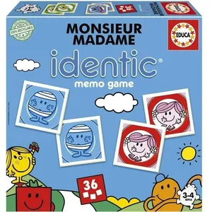 Jeu d'apprentissage - EDUCA - Monsieur Madame - Identic pas cher