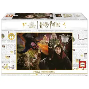 Puzzle 1000 pièces mini - Educa - Harry Potter - Fantastique - Intérieur pas cher