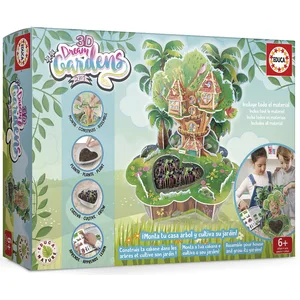 Comparateur de prix : Educa Borras 3d Dream Gardens 2in1 - Cabanne Sur L'arbre
