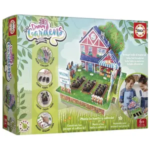 Comparateur de prix : Jeu de construction et de création - EDUCA - 3D Dream Gardens 2In1 - Potager