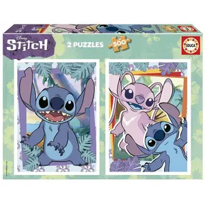 Comparateur de prix : Educa Puzzle Disney Stitch 2x500 Pièces - Référence 19732