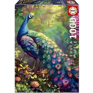 Educa Puzzle 1000 pièces : LE JARDIN DU PAON pas cher