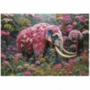 Comparateur de prix : Educa Puzzle 1000 pièces : ÉLÉPHANT FLEURI