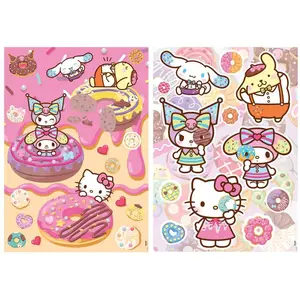 Educa 2 Puzzles - Hello Kitty et Ses Amis - Donuts pas cher