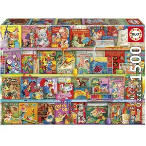 Educa Puzzle 1500 pièces : Le Coin des Livrets Kitsch pas cher