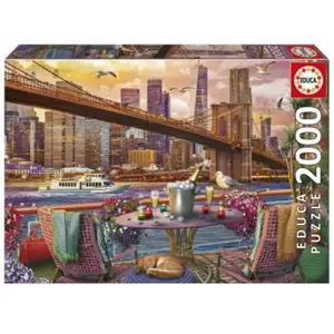 Educa Puzzle 2000 pièces : NY Romance pas cher