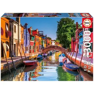 Educa Puzzle 3000 pièces : Burano pas cher