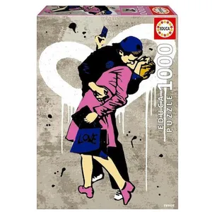 Educa Puzzle 1000 pièces : TV BOY THE KISS pas cher