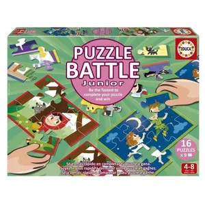 Educa PUZZLE BATTLE 16 x 9 pièces : CONTES