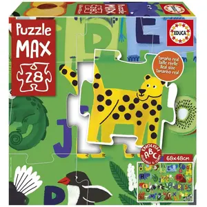 Educa Puzzle 28 pièces XXL : Fruits et Animaux pas cher