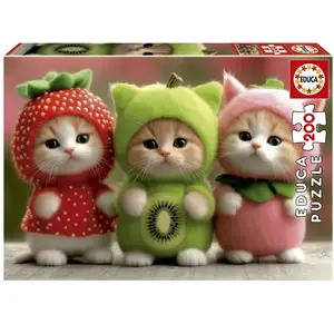 Educa Puzzle 200 pièces : Chatons Fruités pas cher