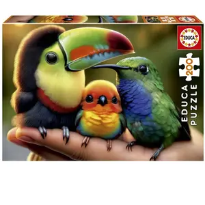 Educa Puzzle 200 pièces : Oisillons pas cher