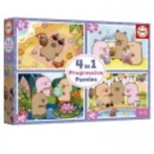 Educa 4 Puzzles - Capyfun pas cher