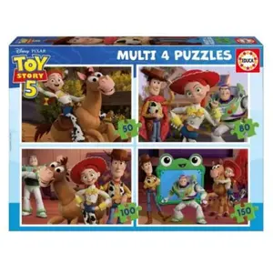 Puzzles 4en1 de 50 à 150 pièces : Toy Story 5 Educa-20468 pas cher
