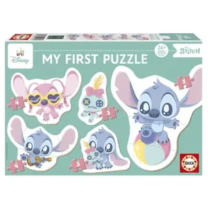 Educa Mes premiers puzzles 5 pièces : Baby Stitch pas cher