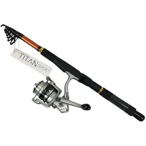 Titan Combo Spinning Carbon Mini Tele Ts4000 pas cher