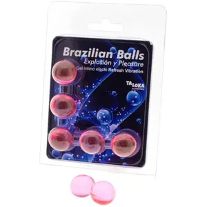 Ballex 5 Balles Brésiliennes Refresh Effet Vibrant Gel Excitant pas cher