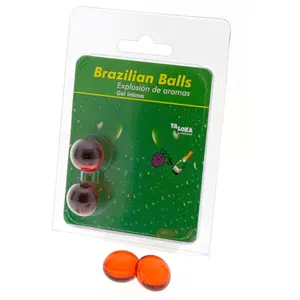 Comparateur de prix : Taloka Brazilian Balls Gel Intimo Strawberries & Champagne 2 Balls