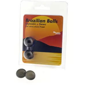 Boules Brésiliennes Gel Excitant Effet Frais pour Plaisir et Massage pas cher