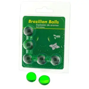 Diverty Sex Taloka Brazilian Balls Intimate Gel Mint 5uds pas cher