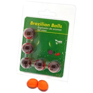 Boules Brésiliennes Gel Intime Fraise & Cerise pour Plaisir Explosif pas cher
