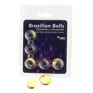 Diverty Sex Taloka Brazilian Balls Exciting Gel Vibration & Shock Effe... pas cher