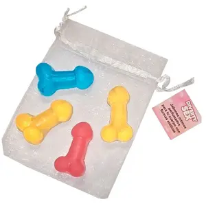 Comparateur de prix : Mini Savons Parfumés en Forme de Pénis - Set de 4 pour Fête Coquine