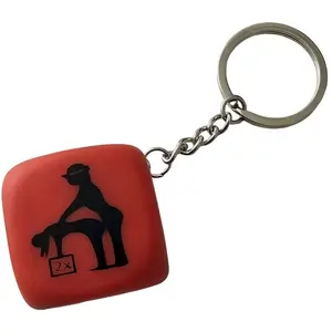 Porte-clés Dé Rouge avec Poses   Accessoire Ludique et Érotique - Roug... pas cher