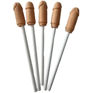 Comparateur de prix : Diablo Picante - 5 Crayons Avec Pointe De Pénis Naturelle