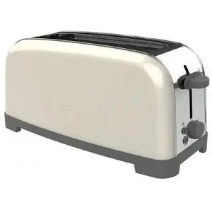 Grille Pain Vintage 850w Acier 6 Th° Creme Inox   - 960658000 Taurus pas cher