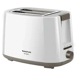 Grille-pain TAURUS My Toast II - Blanc - 2 emplacements - 750W - Fonction dégivrage pas cher