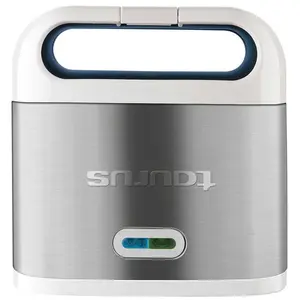 Grill électrique - TAURUS - Phoenix Luxe - 800W - Plaques anti-adhésives - Inox pas cher