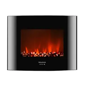 Taurus alpatec - cheminée électrique 2000w noir - toronto p TU pas cher