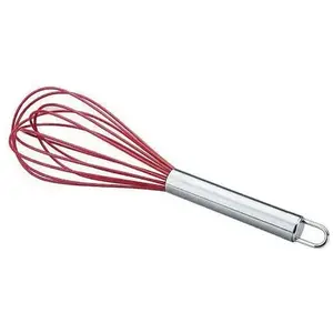 Comparateur de prix : Lacor 61621 Fouet en Silicone 20 cm, Argent, Rouge