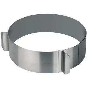 Comparateur de prix : Lacor 68200 Emporte-Pièces Cercle Extensible en Inox 16,30 cm, Argenté